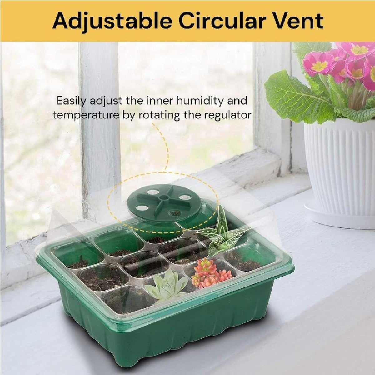 Plastic Seedling Box – Heat & Moisture Preserving Grow Tray