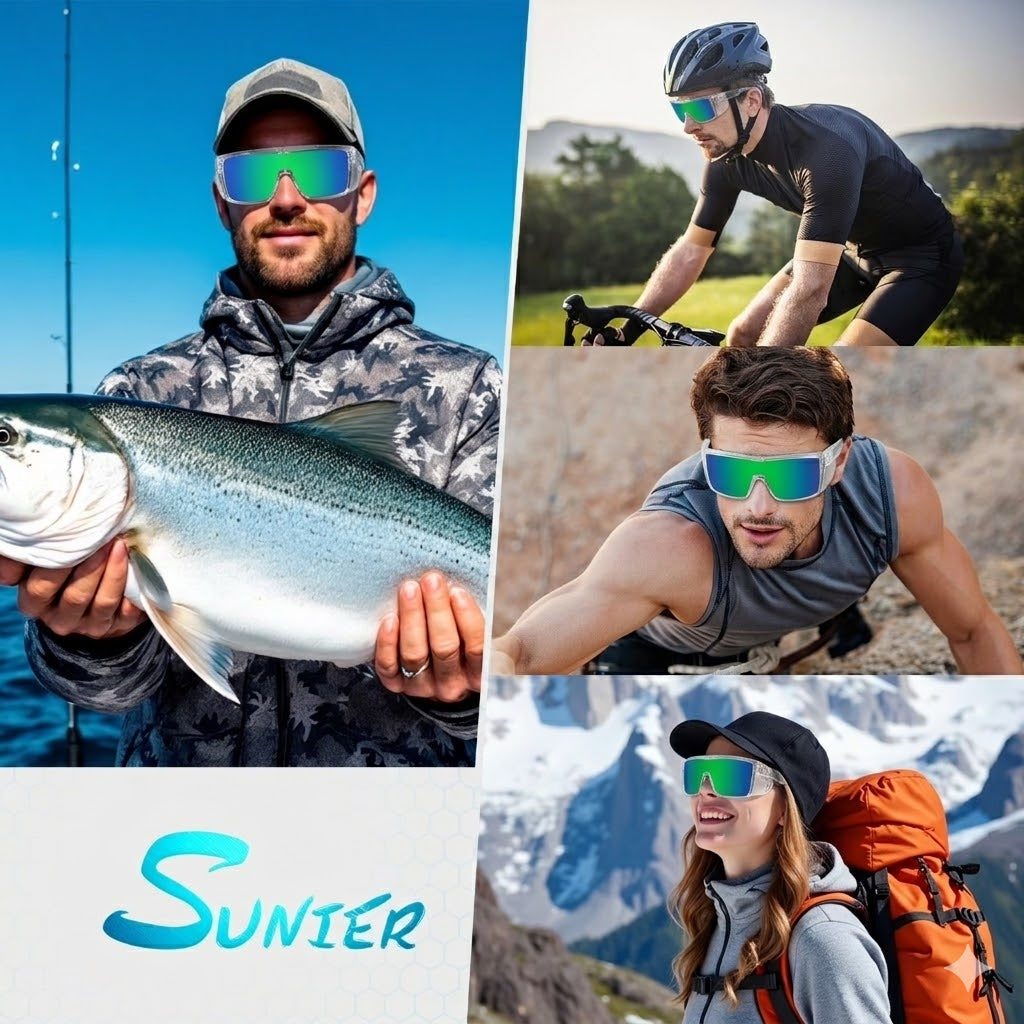 Luxury Designer Shield Sunglasses – Oversized Mirror Safety Eyewear