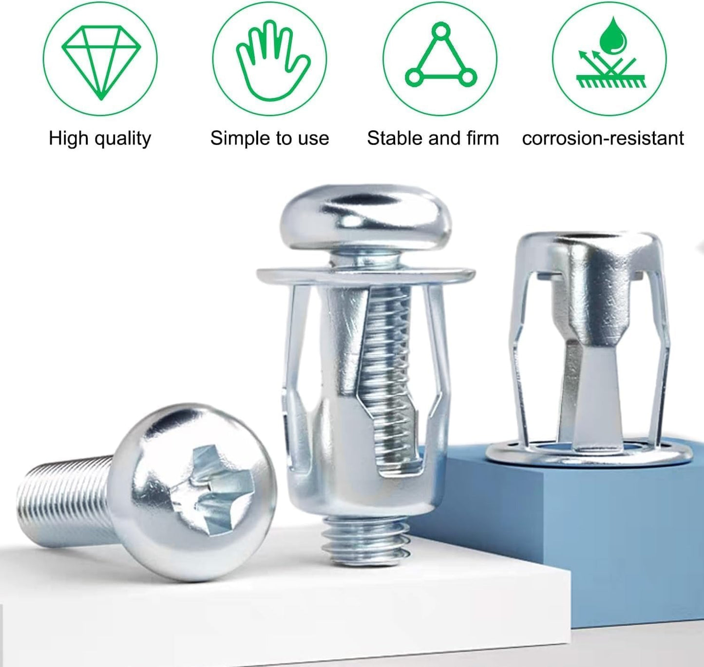 Jack Nut Petal Screw Anchors – Expansion Plugs for Secure Mounting