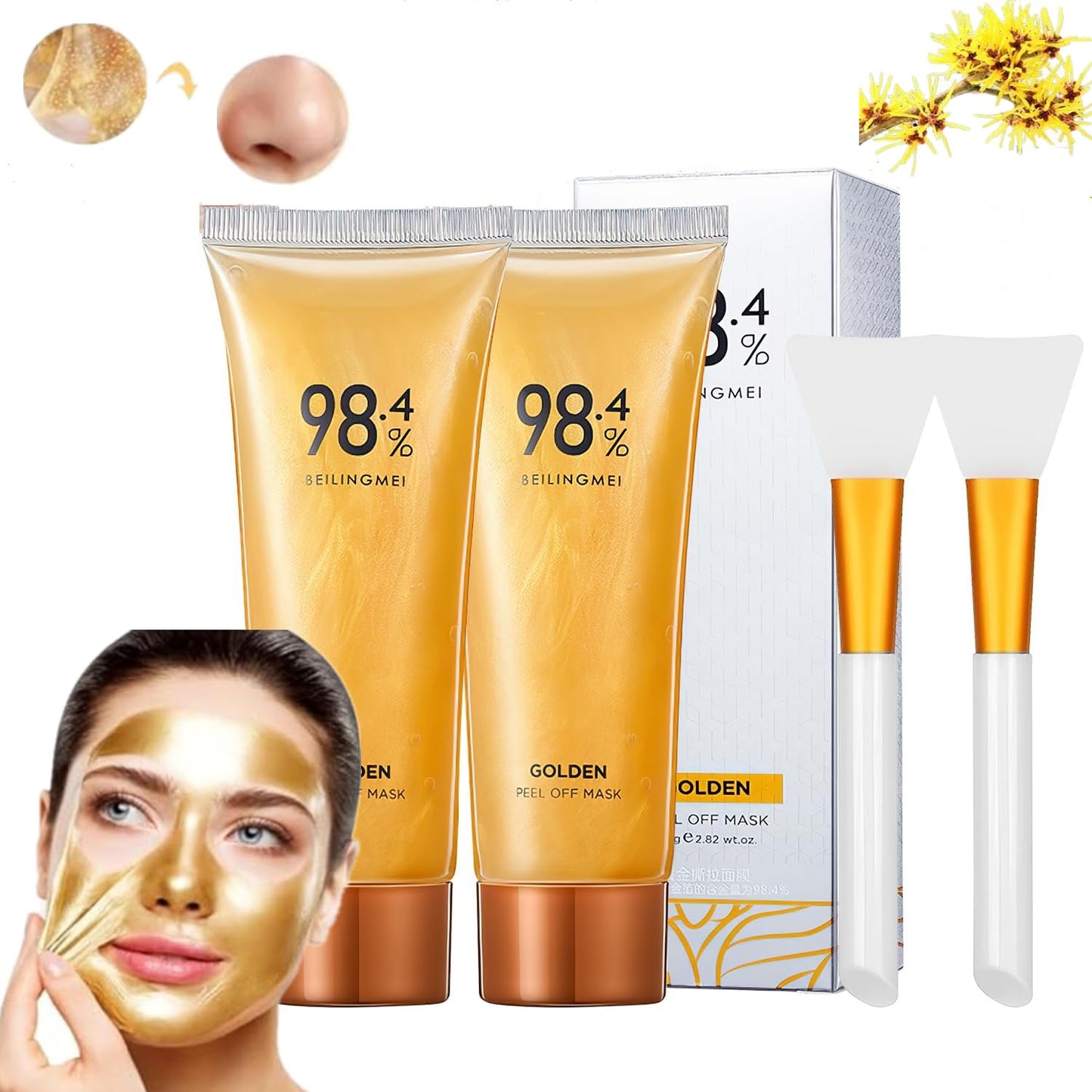 Gold Foil Peel-Off Mask