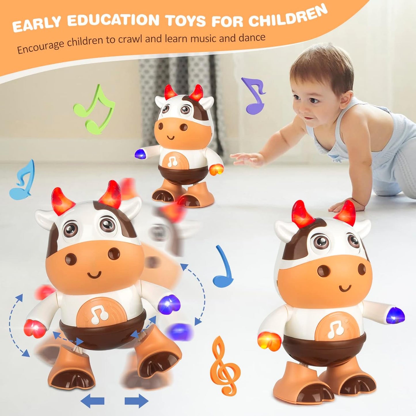 Baby Cow Musical Toy