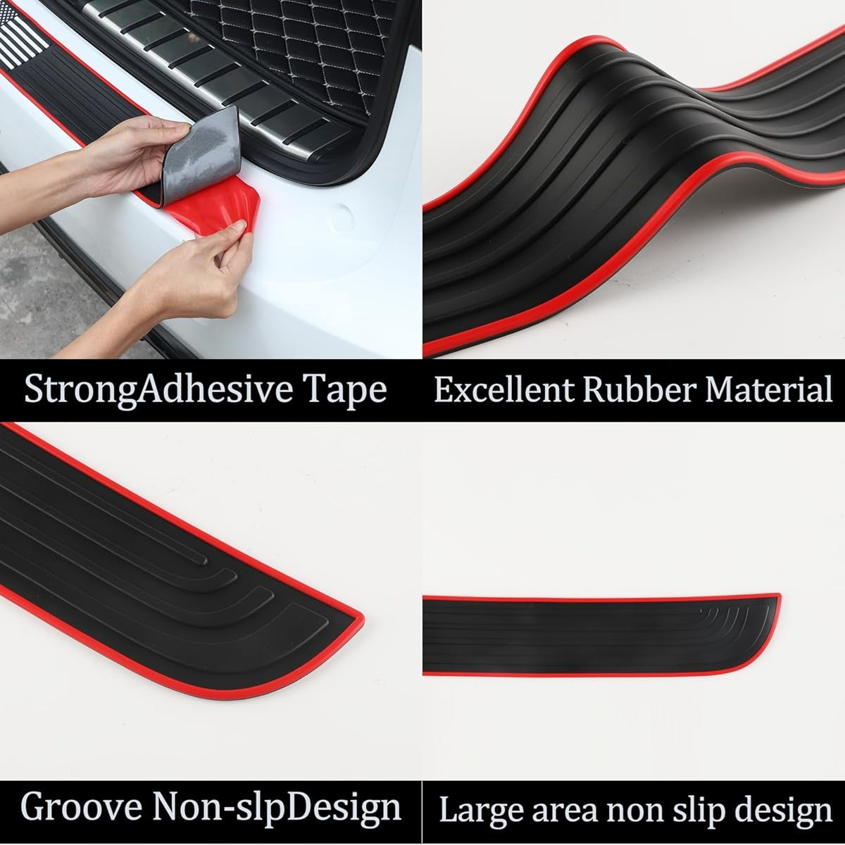Rear Bumper Guard Strip – Scratch & Collision Protection with Style