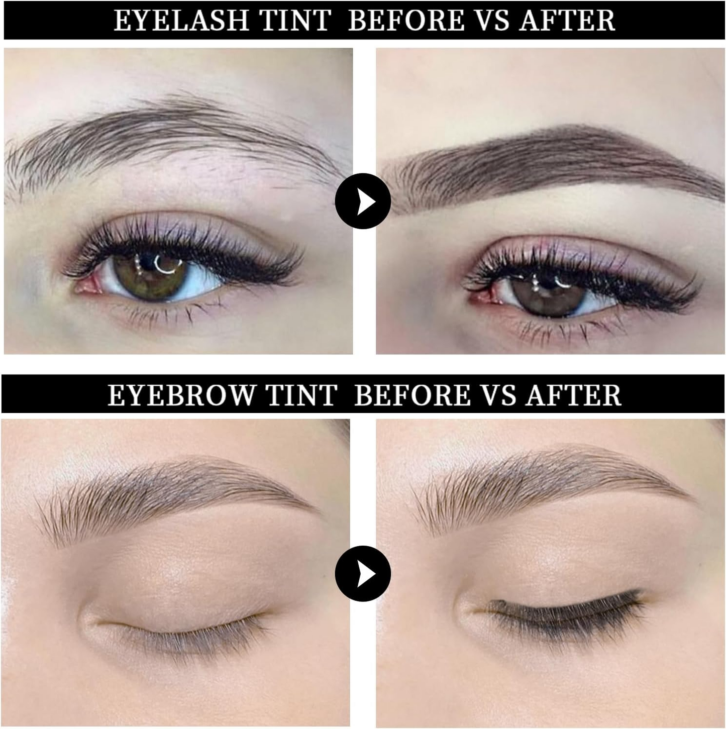 Henna Brow Tint Kit – Dual Color Eyebrow Tinting Set for Salon Use