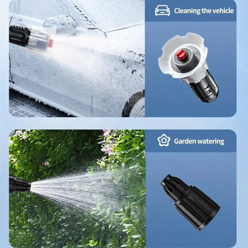 2L Hand Pump Foam Sprayer — Multi-Nozzle Cleaning Tool