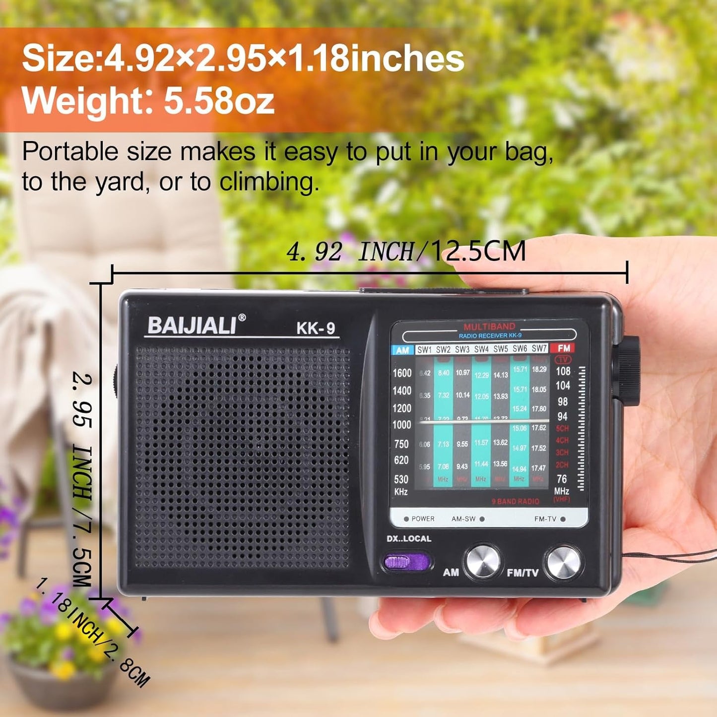 Portable Digital Display Radio ā Compact & Clear Sound Anywhere