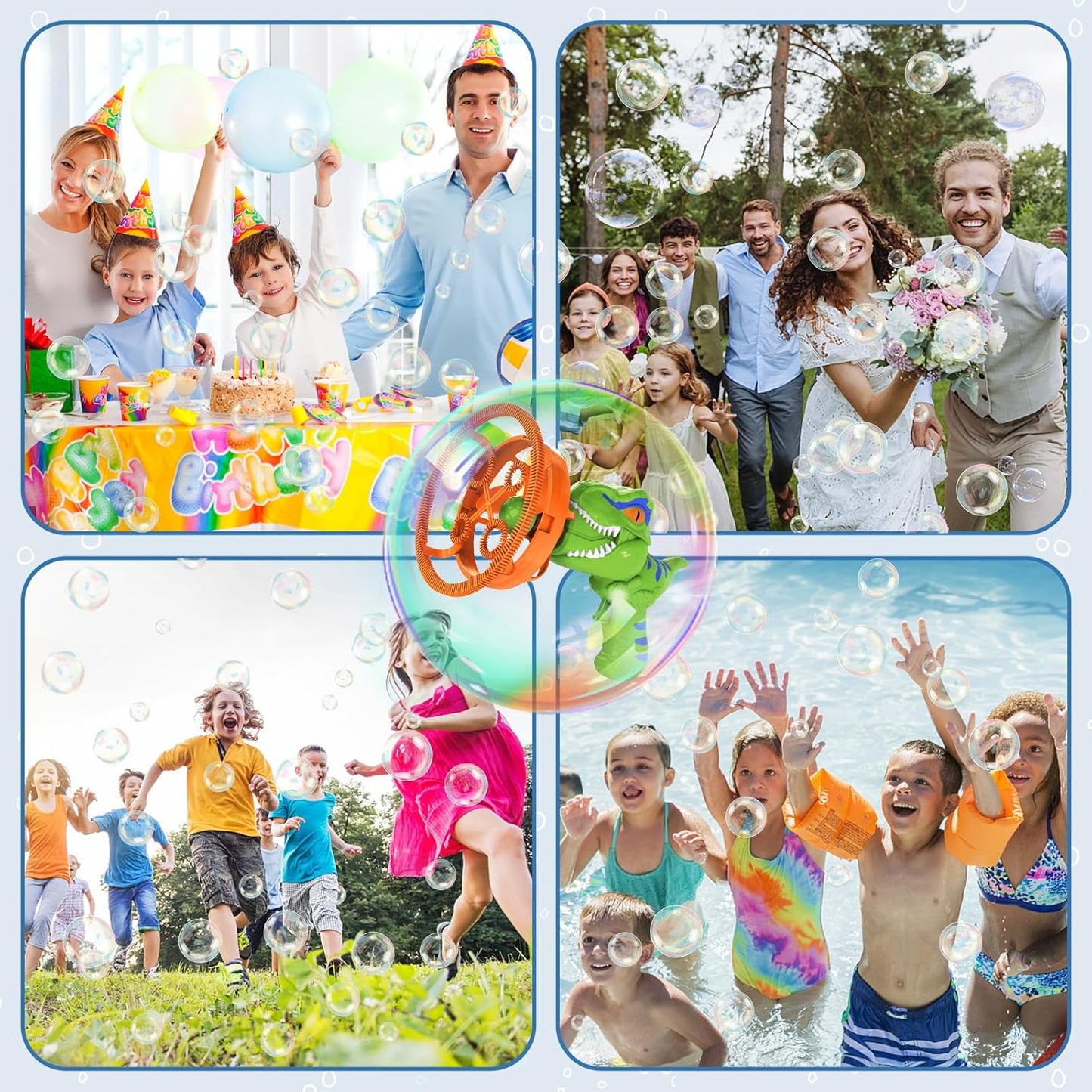 Electric Dinosaur Bubble Machine – Fun Outdoor Toy for Kids