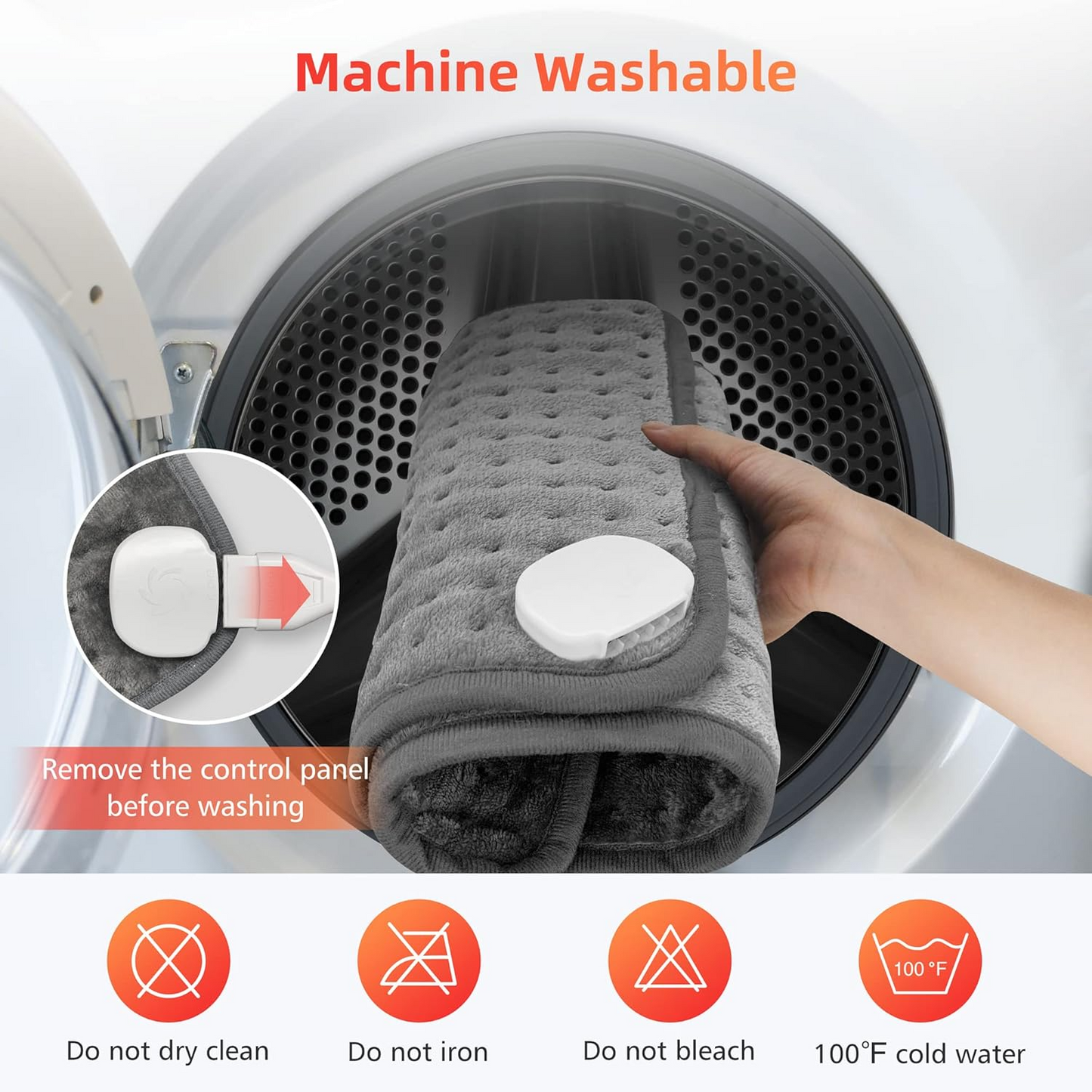 Electric Heat Pad – Warm Waist & Body Heating Cushion