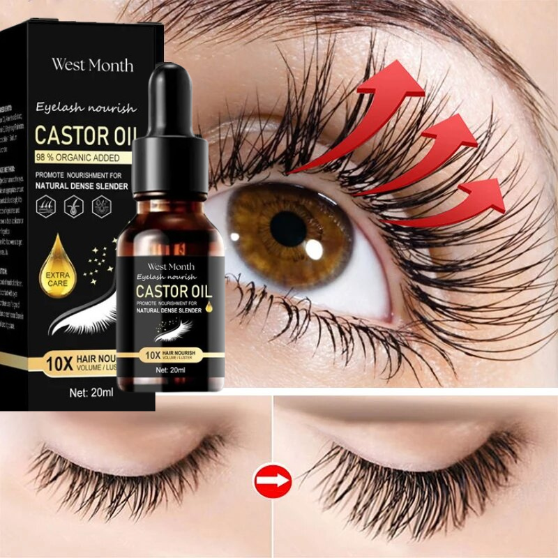 Castor™ Oil Eyelash, Eyebrow and Hair Growth Serum