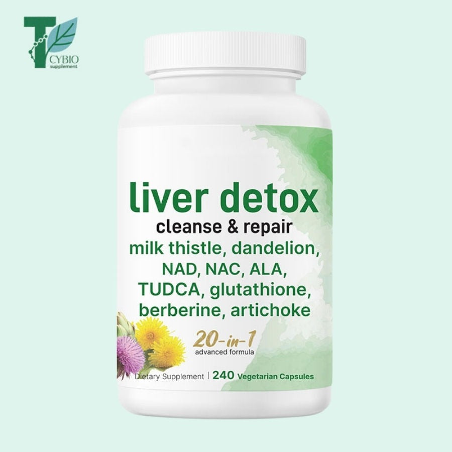 Liver Detox Capsules – Vegetarian Dietary Supplement