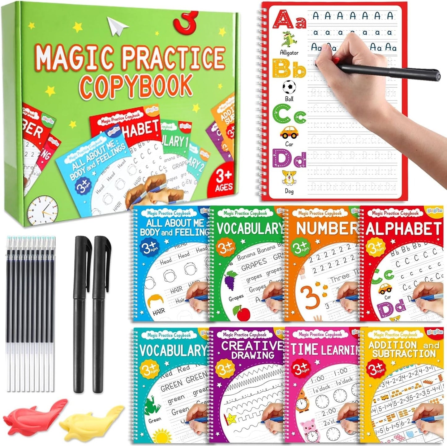 Reusable Tracing Practice Workbook Set
