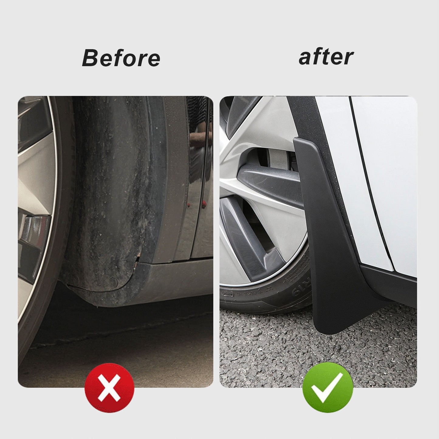 Anti-Splash Car Mud Flaps – Durable Exterior Mud Guards for All-Weather Protection