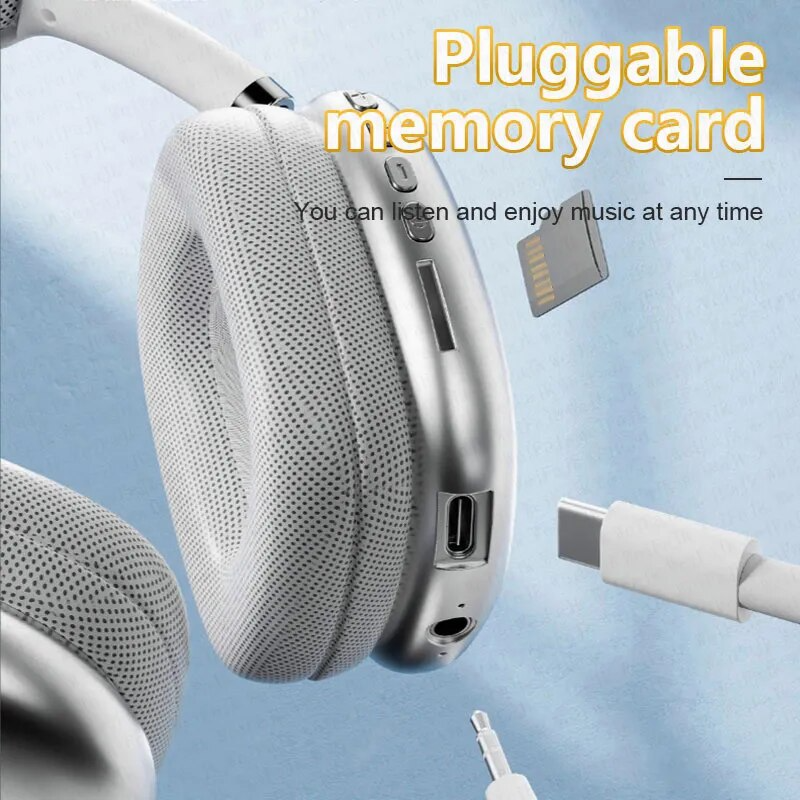 Max Fashion Headphones – Wireless Bluetooth Rechargeable