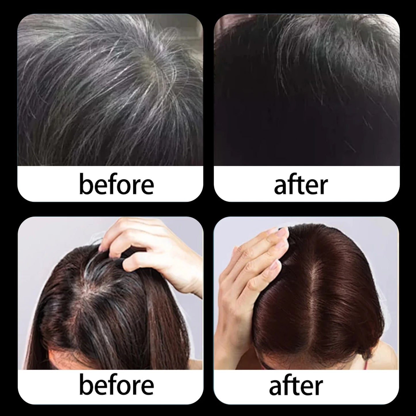 Hair Touch-Up Comb – Instant Grey Coverage On the Go
