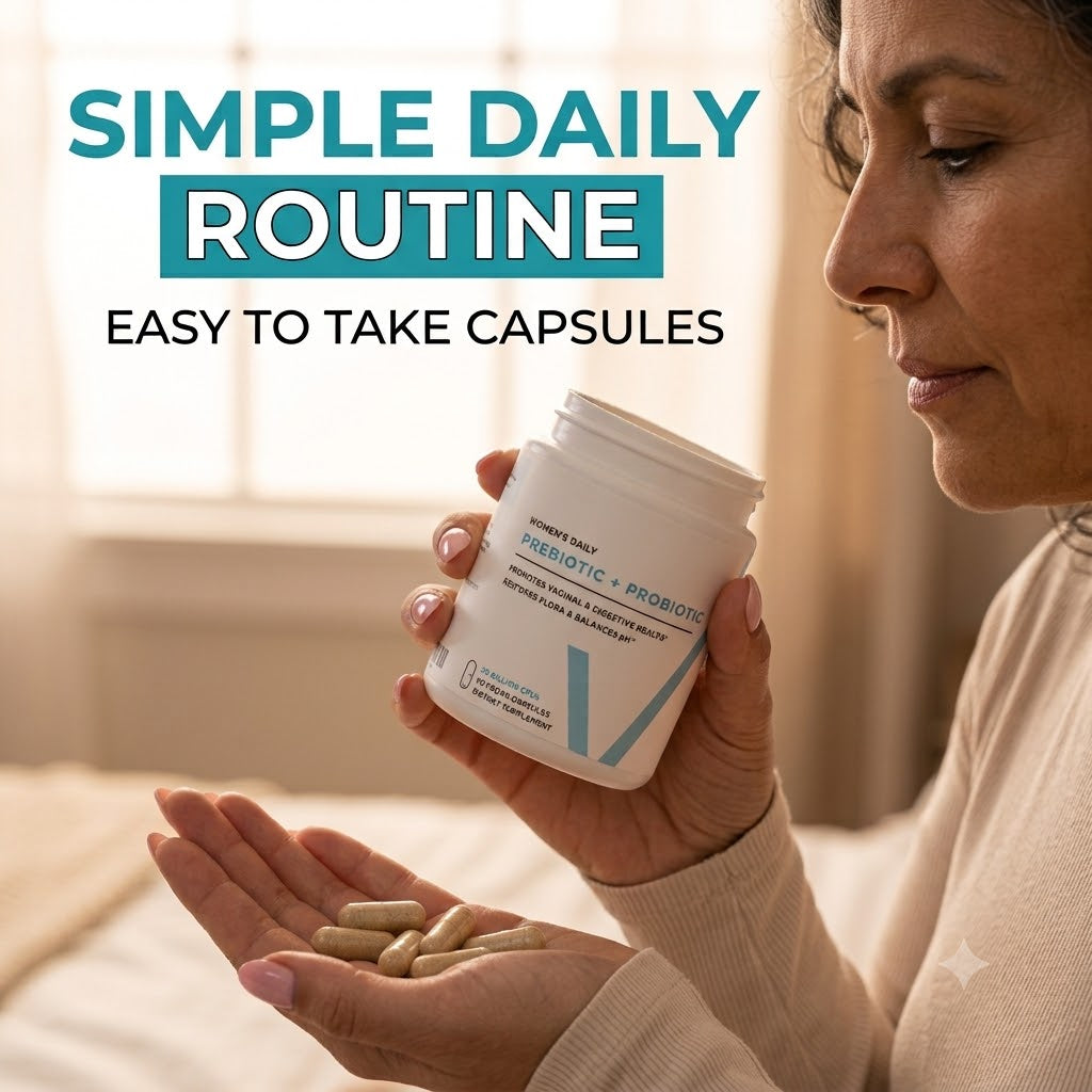 Women's Probiotic & Prebiotic Capsules Daily Digestive