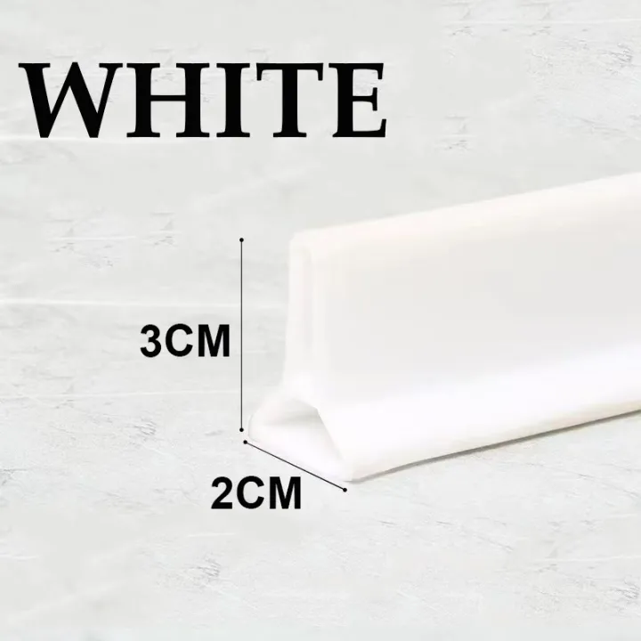 Waterproof Silicone Shower Strip – Self Adhesive Bathroom Water Stopper