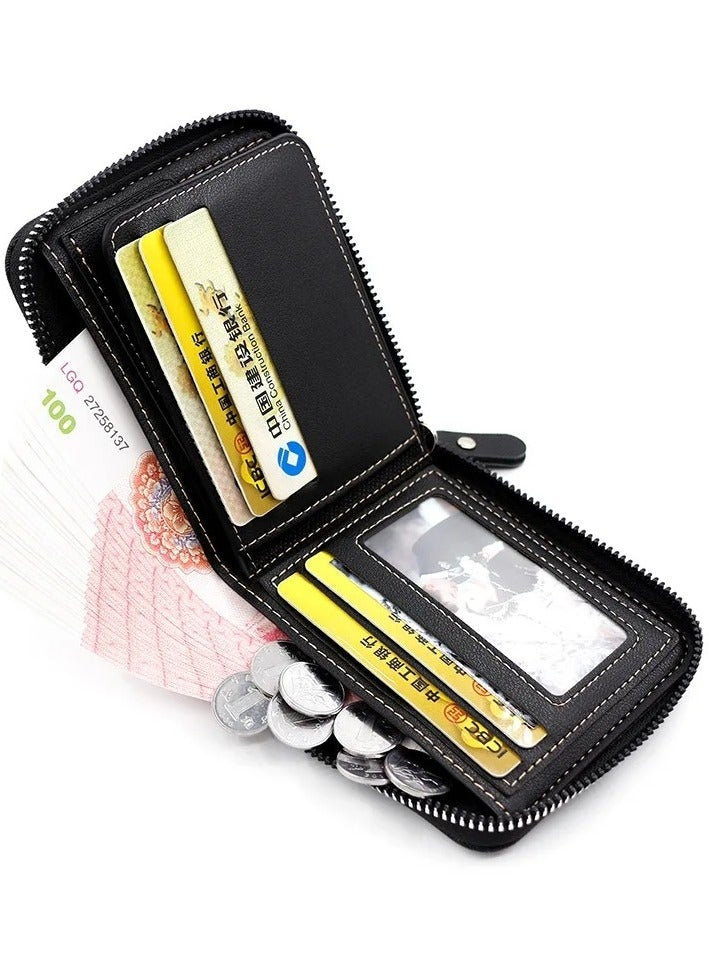 PU Leather Waterproof Bi-Fold Men’s Wallet