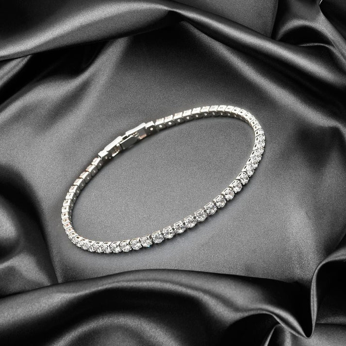 Crystal' Tennis Necklace