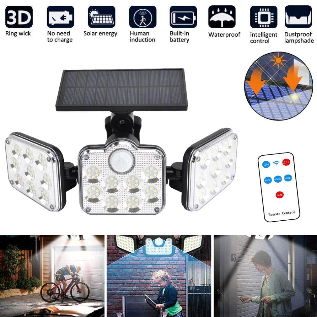 18W Solar Motion Sensor LED Wall Light