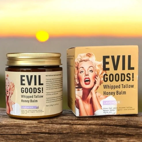 Butter Manuka Honey & Olive Oil Anti-Aging Balm with Monroe Graphic 120g Can