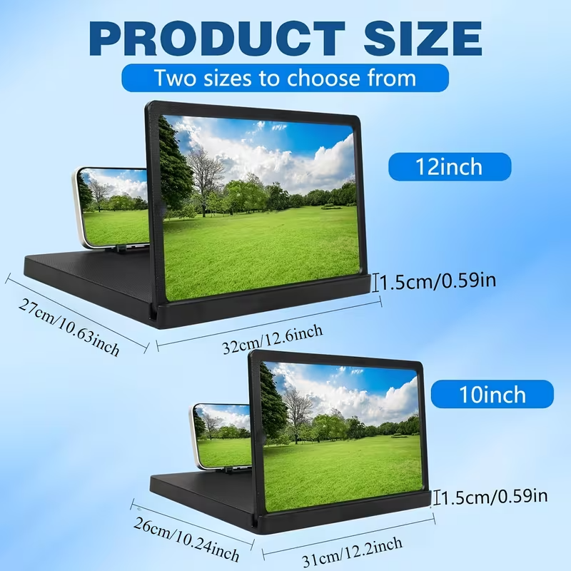 14” Foldable Screen Magnifier – HD Mobile Video Amplifier Stand