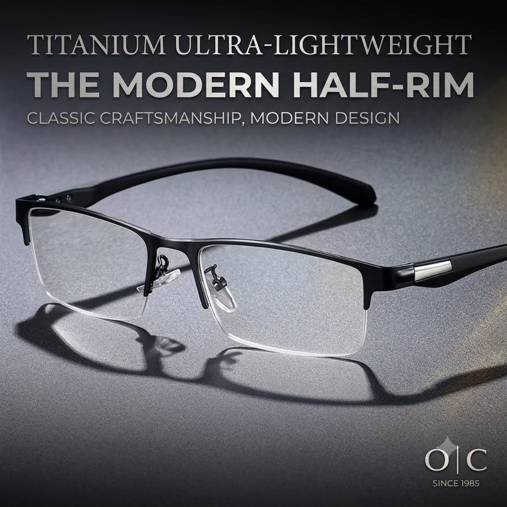 Stylish Vintage Metal Eyeglass Frames – Premium Optical Frames for Students & Professionals