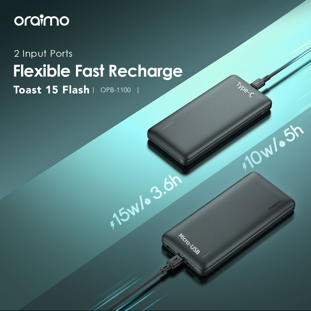 10000mAh Power Bank – Fast Charging Portable Battery Pack