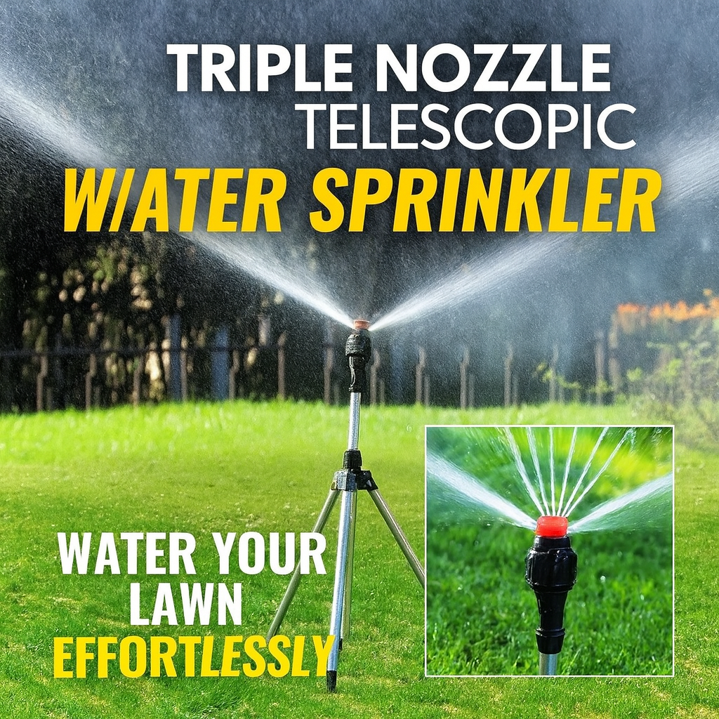 360° Telescopic Tripod Sprinkler