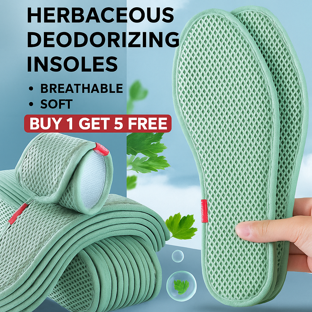 Mesh Insoles Sweat-Absorbing & Odour-Free - Buy 1 Get 5