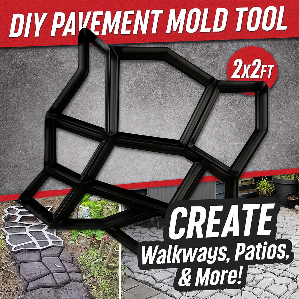 DIY Pavement Mold Tool - Design Beautiful Garden Paths