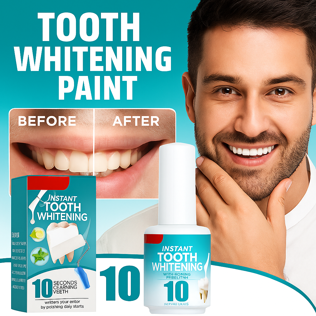 Teeth Whitening Paint — Instantly Brighter Smile