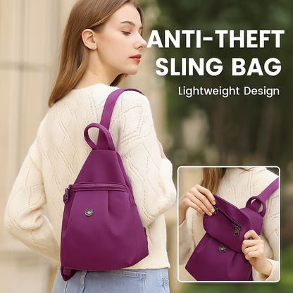 Women's Mini Oxford Backpack – Lightweight, Chic & Travel-Ready