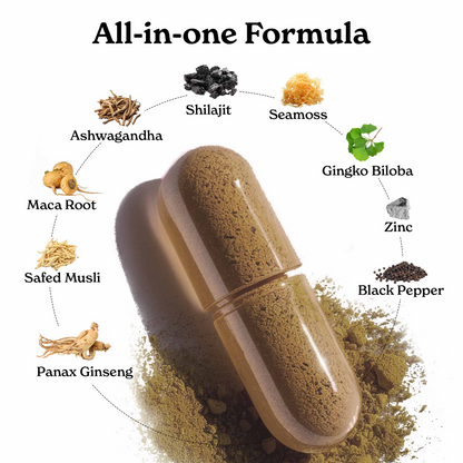 Shilajit Capsules for Adults – Daily Energy & Wellness Support