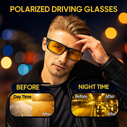 Night Vision Driving Glasses – Anti-Glare Polarized Lenses