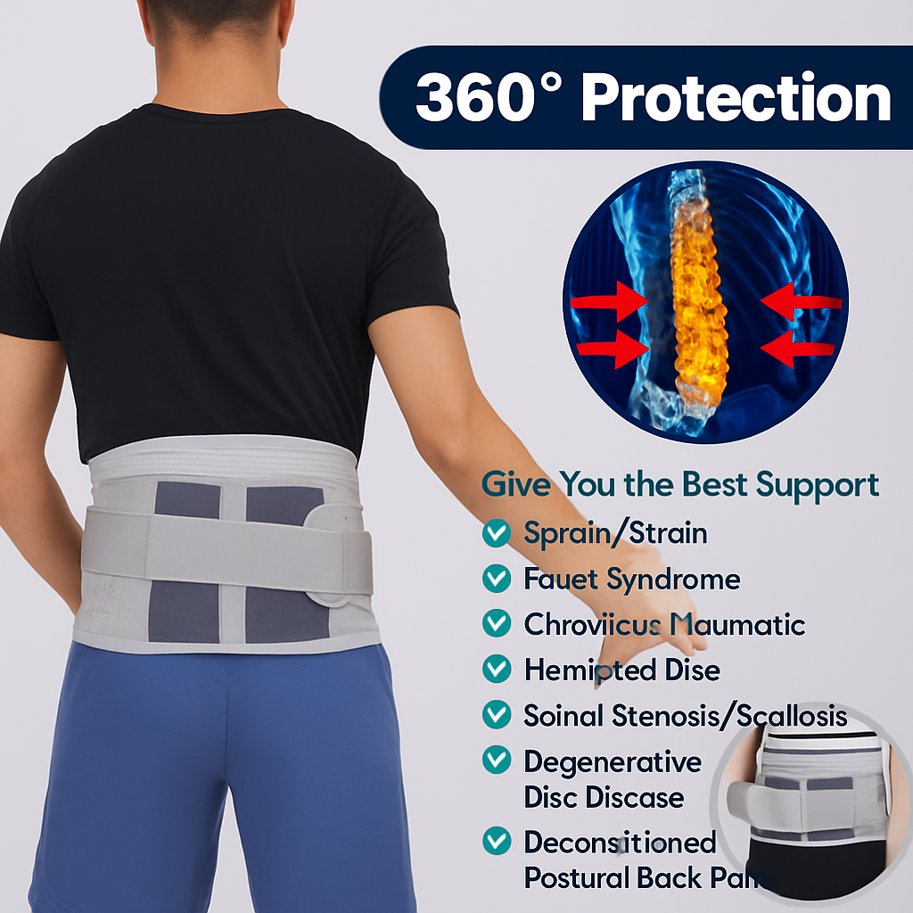 Bionic Steel Plate Back Support Belt