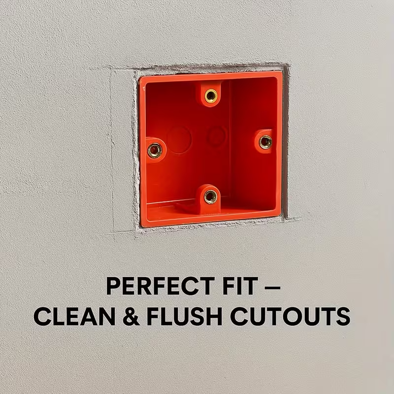 Square Hole Cutter – Electrical Box Cutout Saw for Socket Slots