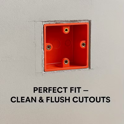 Square Hole Cutter – Electrical Box Cutout Saw for Socket Slots