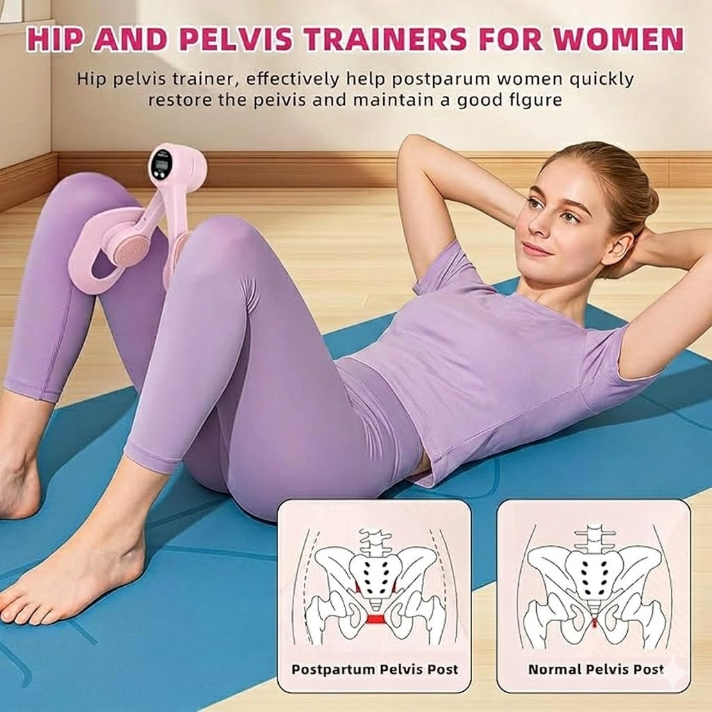 Thigh Trainer Adjustable Resistance Pelvic & Leg Exercise Tool