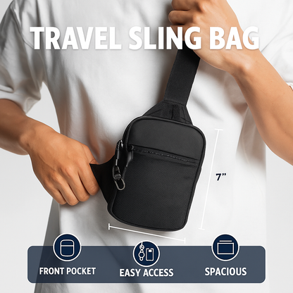 Travel Sling Bag – Lightweight, Secure & Stylish Everyday Carry