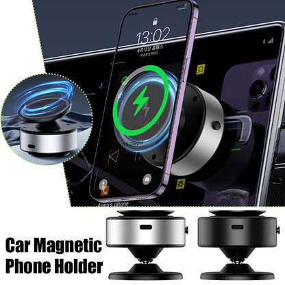 360° Rotating Magnetic Vacuum Car Mount — Secure Phone Holder