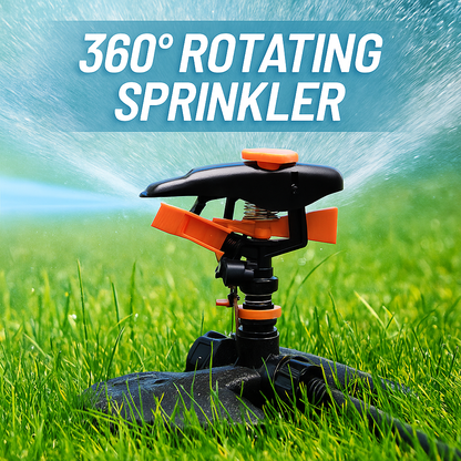 Automatic Rotating Garden Sprinkler – 360° Lawn Irrigation System