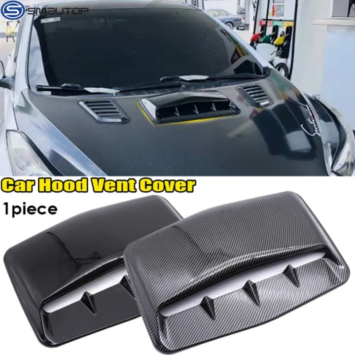 Sporty Car Hood Scoop Air Flow Vent – Universal Decorative Bonnet Upgrade