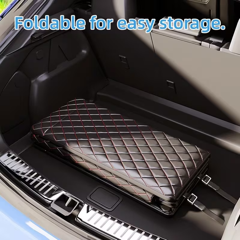 Universal Folding Car Mattress – Rear Seat Travel Bed for Camping & Road Trips