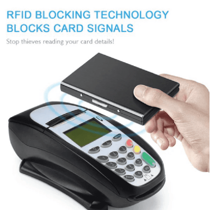 RFID Steel Wallet – Slim, Secure & Built to Last