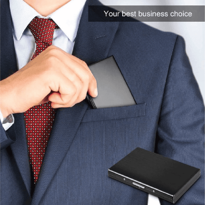 RFID Steel Wallet – Slim, Secure & Built to Last