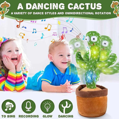 Fun Kidz Dancing Cactus – Singing, Dancing & Talking Toy for Endless Fun