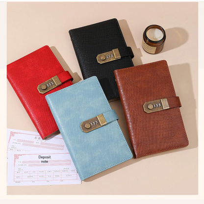 Crocodile Leather Password Lock Money Bank