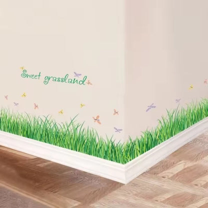 Self-Adhesive 3D Green Grass Wall Stickers