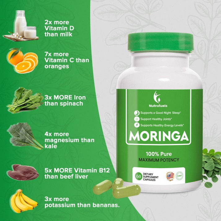 Moringa Capsules – Natural Energy, Immunity & Libido Support