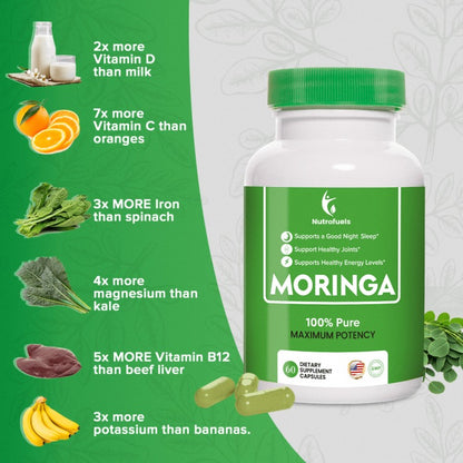 Moringa Capsules – Natural Energy, Immunity & Libido Support