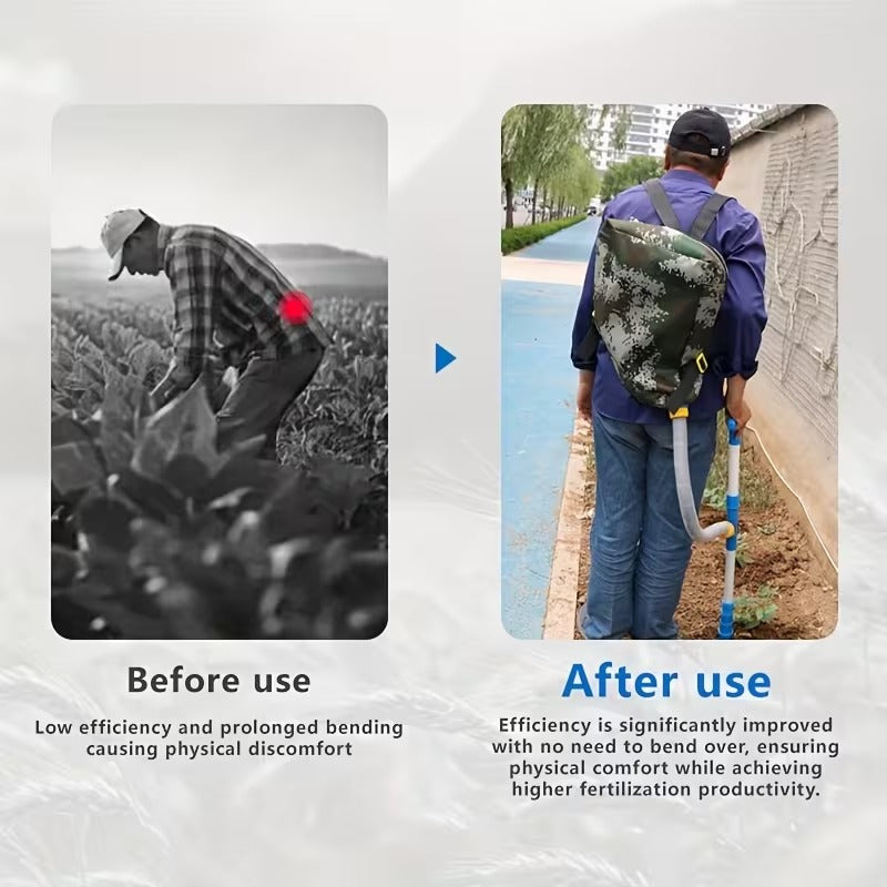 Multifunctional Backpack Fertilizer Spreader — Automatic Soil Care Tool